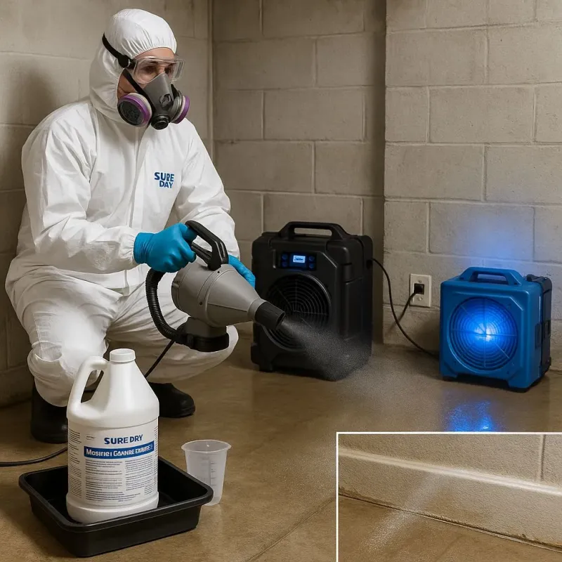 Sanitization and Odor Removal process in Bartlett, TX